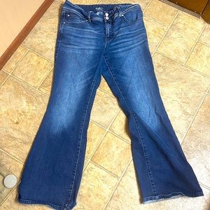 12 short flare jeans